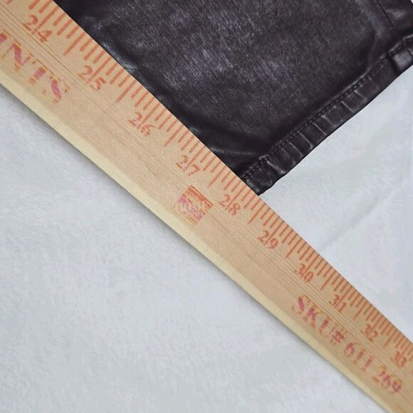 AG Goldschmied Farrah Skinny Ankle Jeans Women’ 27R Purple Coated High-Rise - Picture 6 of 8